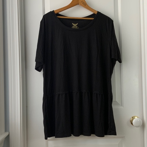 Faded Glory Plus Peplum Tee NWOT - Picture 8 of 8